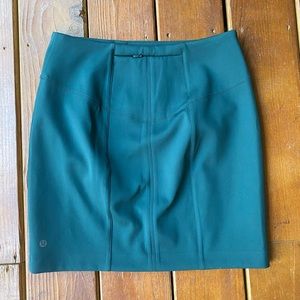 Lululemon Hunter Green Pencil Skirt